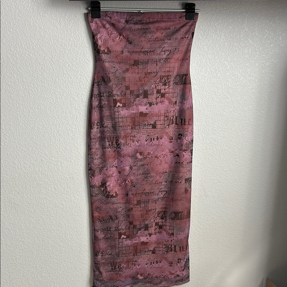 Urban Outfitters Patterned Tube Dress